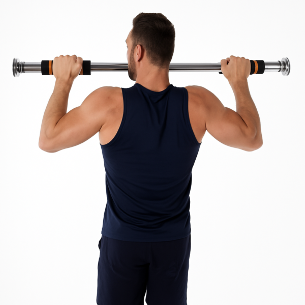 Barra De Parede Porta Fixa Ajustável Até 150KG