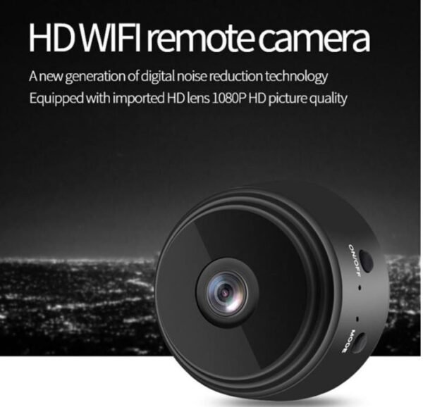 Mini Câmera Espiã Sem Fio Escuta Segurança Espiã